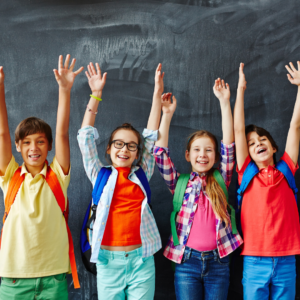 enfants paisibles et en forme