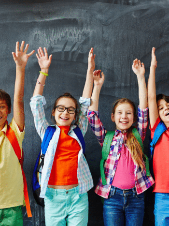 enfants paisibles et en forme