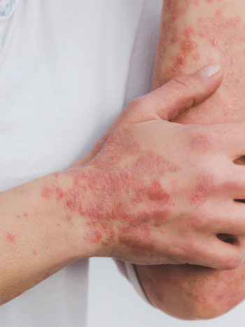 Problème peau eczéma psoriasis Claire Cavelier